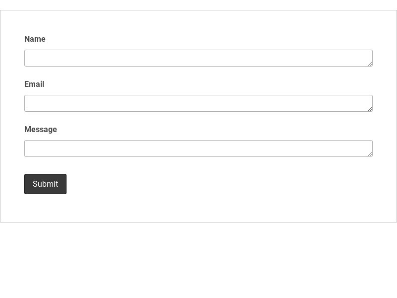 Game Contact Form Template form template