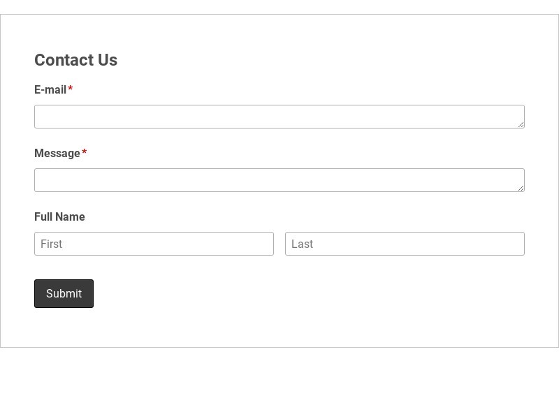 Contact Form with Google Map Template form template