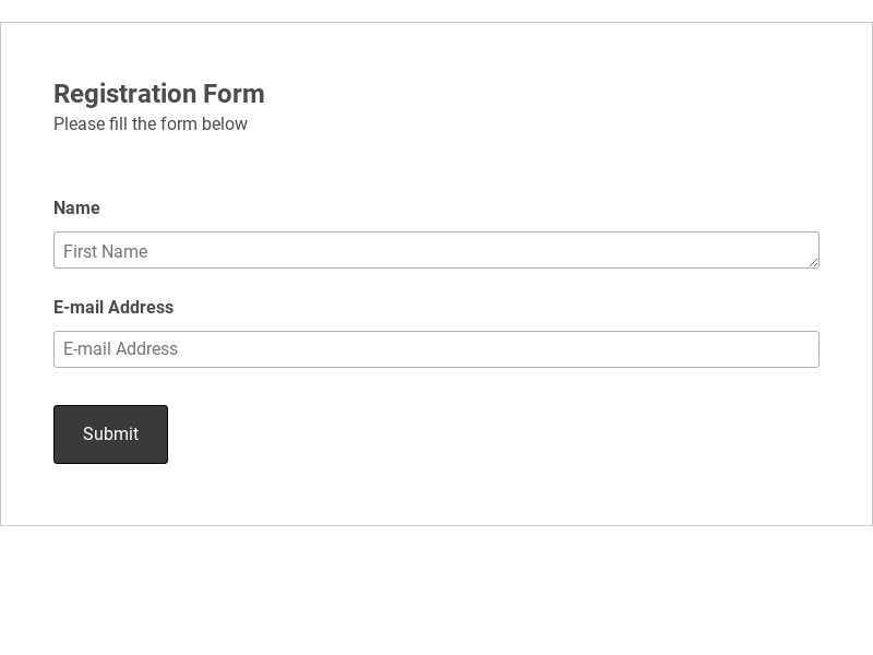 Halloween Registration Form Template form template