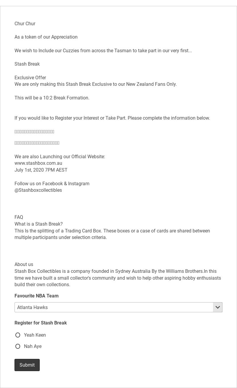 Register Your Interest Form Template form template