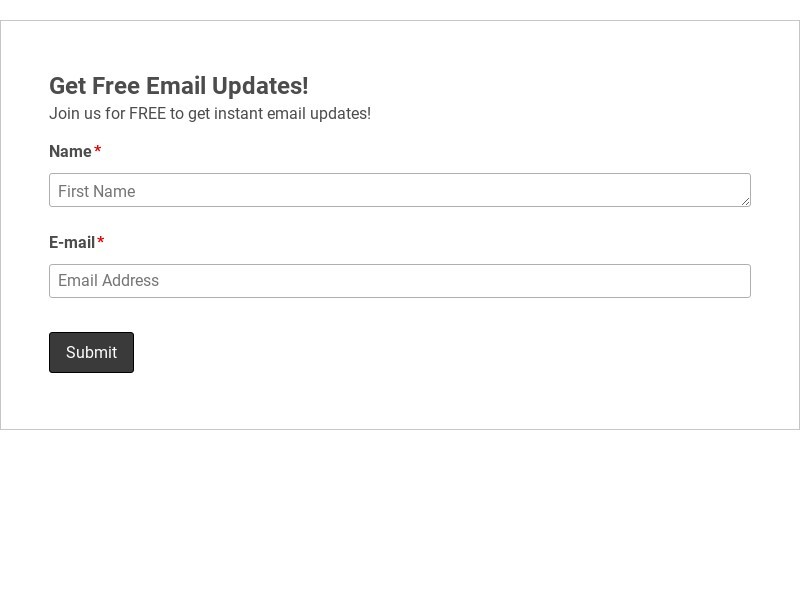 Opt-In Form-Get Free Email Updates! Template form template